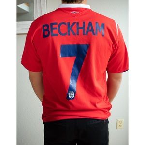 England Soccer Jersey - Beckham